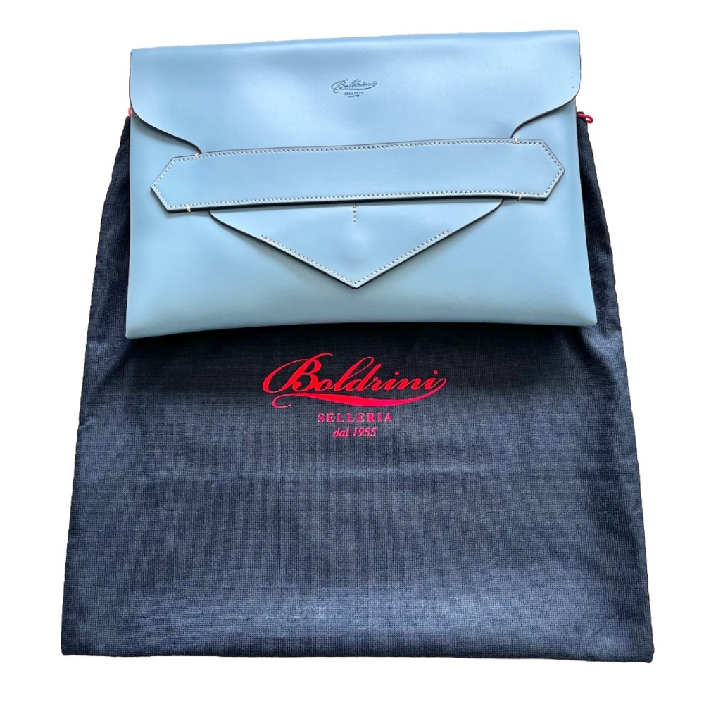 BOLDRINI SELLERIA NWT Envelope Clutch Modern Chic Stylish Sophisticated - Picture 6 of 6